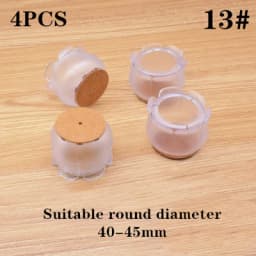 4pcs Furniture Table Feet sofa Pads Protection rubber Non-slip Thicken PVC Wear-resistant Chair Leg Caps Wood Floor Protectors