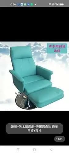 Hydraulic Lifting Beauty Eyelash Computer Barber Chairs Swivel Hairdressing Chair Pedicure Backrest Cadeira Commercial Furniture