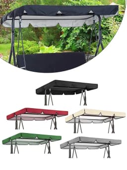 Outdoor Swing Chair Canopy Courtyard Waterproof Swing Garden Patio Furniture Dust Cover Dustproof Swing Sunshade