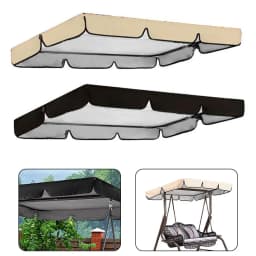 Outdoor Swing Chair Canopy Courtyard Waterproof Swing Garden Patio Furniture Dust Cover Dustproof Swing Sunshade