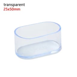 4Pcs New Oval Shape Chair Leg Caps Furniture Feet Silicone Pads Non-Slip Covers Floor Protectors Cups Socks Furniture Accessory