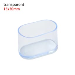 4Pcs New Oval Shape Chair Leg Caps Furniture Feet Silicone Pads Non-Slip Covers Floor Protectors Cups Socks Furniture Accessory