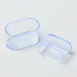 4Pcs New Oval Shape Chair Leg Caps Furniture Feet Silicone Pads Non-Slip Covers Floor Protectors Cups Socks Furniture Accessory