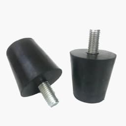 1-10Pcs M6 M8 M10 Black Rubber Adjustable Feet Pad Screw Chairs Furniture Leg Table Leveling Feet Pad Screw Anti-skid