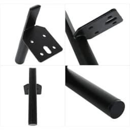 4pcs Chair Base Custom Made Matt Black Textural Furniture Accessories For Cabinet Stylish Metal Iron Sofa Stands 15cm 20cm