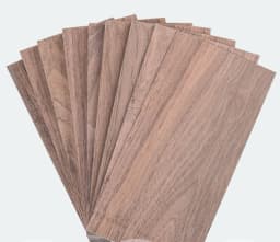 Length:200mm Width:100mm 5pcs Black walnut veneer Polished Walnut DIY Handmade Wood Slices