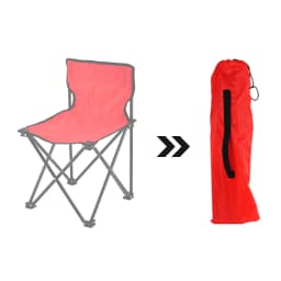 Camping Chair Bag Oxford Cloth Pocket Carrying Bag Sundries Pouch Wear Resistant Tent Bag Lawn Chair Organizer for Picnic Travel