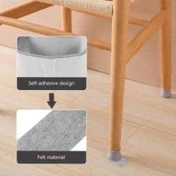 Felt Table Chair Leg Protection Self-adhesive Thickening Felt Foot Pad Cover Shock Absorber Mute Mat Protective Floor Sofa Pad