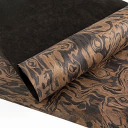 58x250cm Black Walnut Burl Wild Grain Engineered Veneer for Furniture DIY Crafts Car Interiors Speaker Decorative Surface Sheets