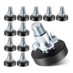 8PCS Gifts Adjustable Furniture Leveling Feet Furniture Levelers Hardware Tools Leg Levelers Table Feet Screw on Glide Leveler