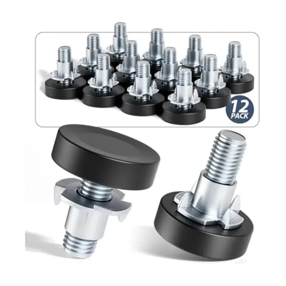 8PCS Gifts Adjustable Furniture Leveling Feet Furniture Levelers Hardware Tools Leg Levelers Table Feet Screw on Glide Leveler