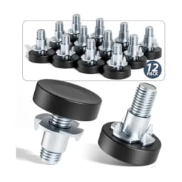 8PCS Gifts Adjustable Furniture Leveling Feet Furniture Levelers Hardware Tools Leg Levelers Table Feet Screw on Glide Leveler