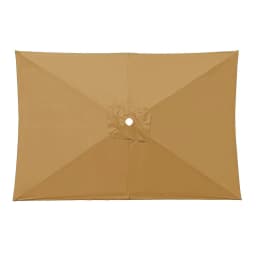 Outdoor Garden Parasol Large Umbrella Cover Beach Umbrella Sun Shade Waterproof Replacement Cover Sun Protection Without Frame