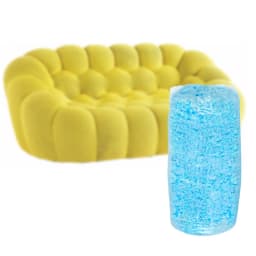 2.3kg Shredded Memory Foam Refill Replacement Memory Foam Filling Bean Bag Filler for Lounger Sofa Cushion Arts Crafts Pillows