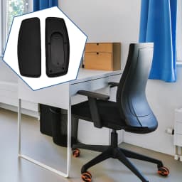 2Pcs Soft Office Chair Armrest Pads Wear Resistant Arm Cushion Elbow Rest Support Cover for Gaming Computer Chair Accessories