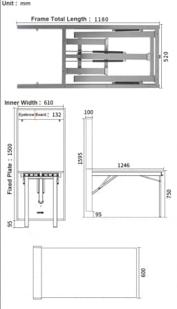 Fold Down Wall Table Accessories Wall Folding Table Multifunctional Wall Mounted Folding Table Accessories for Dining, Home,