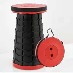 Folding Stool Outdoor Portable Chair Retractable Adjustable Bench Camping, Fishing Multi-scene Applicable