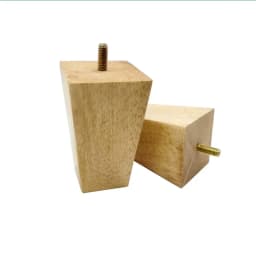 4 X Solid Wood Furniture Feets Sofa Cabinets Beds Leg Square Legs for Settee Table Home Furniture Accessories 60/100/150mm