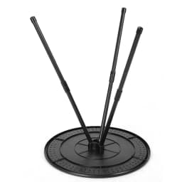 Portable Picnic Camping Table Adjustable Small Round Table Outdoor Plastic Folding Table Lightweight Coffee Table