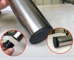 12mm-76mm Black Plastic Round Caps Inner Plug Protection Gasket Dust Seal End Cover Caps For Pipe Bolt Furniture