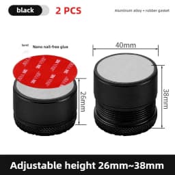 2/4pcs Metal Furniture Leg Booster Pad Bed Riser Height Adjustable Sofa Feet Floor Protector Wash Machine Leg