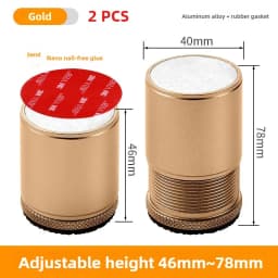 2/4pcs Metal Furniture Leg Booster Pad Bed Riser Height Adjustable Sofa Feet Floor Protector Wash Machine Leg