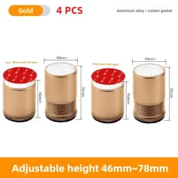 2/4pcs Metal Furniture Leg Booster Pad Bed Riser Height Adjustable Sofa Feet Floor Protector Wash Machine Leg