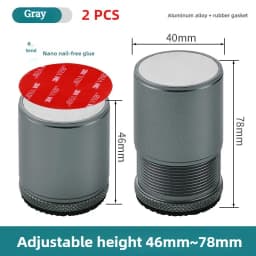 2/4pcs Metal Furniture Leg Booster Pad Bed Riser Height Adjustable Sofa Feet Floor Protector Wash Machine Leg