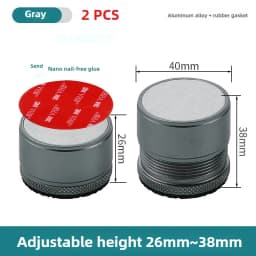 2/4pcs Metal Furniture Leg Booster Pad Bed Riser Height Adjustable Sofa Feet Floor Protector Wash Machine Leg