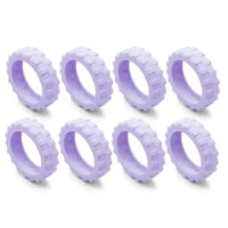 8PCS/Set Suitcase Parts Axles Travel Luggage Caster Shoes Silicone with Silent Sound Luggage Wheels Protector Reduce Noise