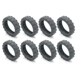 8PCS/Set Suitcase Parts Axles Travel Luggage Caster Shoes Silicone with Silent Sound Luggage Wheels Protector Reduce Noise