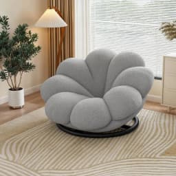 Flowers, Petals, Lazy, Sofa, Balcony, Cream Wind, Bedroom, Balcony, Sofa Chair 360 Degree Rotation, Chair Living Room Recliner
