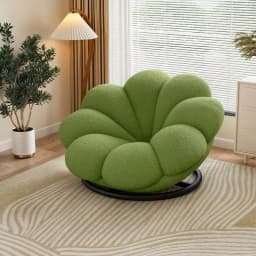 Flowers, Petals, Lazy, Sofa, Balcony, Cream Wind, Bedroom, Balcony, Sofa Chair 360 Degree Rotation, Chair Living Room Recliner