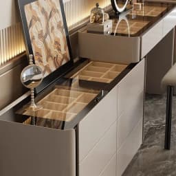 Dressing Table Chest of Drawers for Bedroom Sets Modern Vanity with Mirror Jewelry Cabinet Stool Makeup Console Chests Vanity