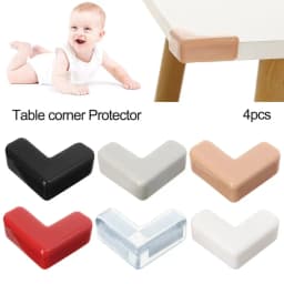 4Pcs Soft Safety Desk Anticollision Strip Table Corner Protector Edge Protection Corner Guards