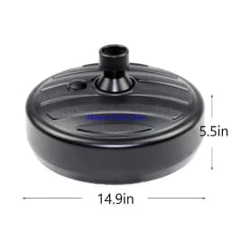 57BE Umbrella Base Water Filled Stand Market Patio Outdoor Heavy Duty Umbrella Holder Suitable For Terrace Garden Outdoor