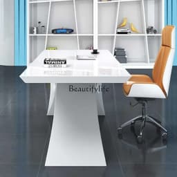 White Gaming Office Desk Large Household Luxury Laptop Computer Office Desk Corner Executive Writing Mesa Ordenador Furniture