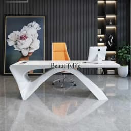 White Gaming Office Desk Large Household Luxury Laptop Computer Office Desk Corner Executive Writing Mesa Ordenador Furniture