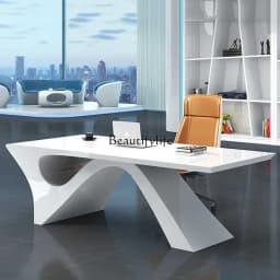 White Gaming Office Desk Large Household Luxury Laptop Computer Office Desk Corner Executive Writing Mesa Ordenador Furniture