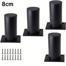 4pcs Furniture Legs Thickened Aluminum Alloy Cabinet Legs With Screws Adjustable Feet For Cupboard Sofa Kitchen Couch Bookcase