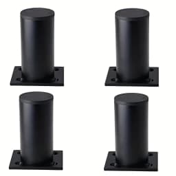 4pcs Furniture Legs Thickened Aluminum Alloy Cabinet Legs With Screws Adjustable Feet For Cupboard Sofa Kitchen Couch Bookcase
