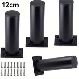 4pcs Furniture Legs Thickened Aluminum Alloy Cabinet Legs With Screws Adjustable Feet For Cupboard Sofa Kitchen Couch Bookcase