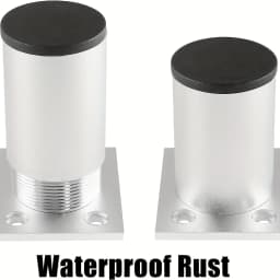 4pcs Furniture Legs Thickened Aluminum Alloy Cabinet Legs With Screws Adjustable Feet For Cupboard Sofa Kitchen Couch Bookcase