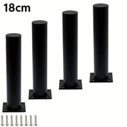 4pcs Furniture Legs Thickened Aluminum Alloy Cabinet Legs With Screws Adjustable Feet For Cupboard Sofa Kitchen Couch Bookcase