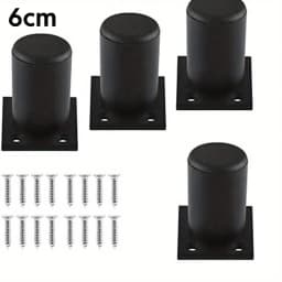 4pcs Furniture Legs Thickened Aluminum Alloy Cabinet Legs With Screws Adjustable Feet For Cupboard Sofa Kitchen Couch Bookcase