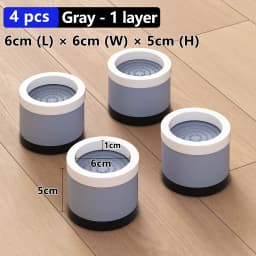 Stackable Furniture Heightening Foot Pads: Table Foot Pads, Tea Table & Cabinet Base Risers, Bed Leg Heightening Pads