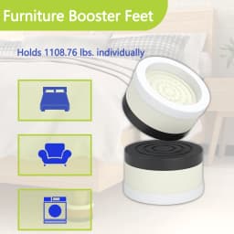 Stackable Furniture Heightening Foot Pads: Table Foot Pads, Tea Table & Cabinet Base Risers, Bed Leg Heightening Pads