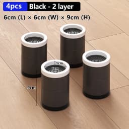 Stackable Furniture Heightening Foot Pads: Table Foot Pads, Tea Table & Cabinet Base Risers, Bed Leg Heightening Pads