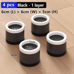 Stackable Furniture Heightening Foot Pads: Table Foot Pads, Tea Table & Cabinet Base Risers, Bed Leg Heightening Pads