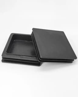 100x100mm Black/White Plastic Square Plug Furniture Table and Chair Foot Square Tube Plug End Cap Tube Pipe Insert Plug